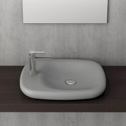 Bocchi Fenice Çanak Lavabo 54 cm Mat Gri 1489-006-0126 - 2