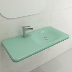 BOC FENICE ETAJERLİ LAVABO 90 CM- M.MİNT YEŞİL - 