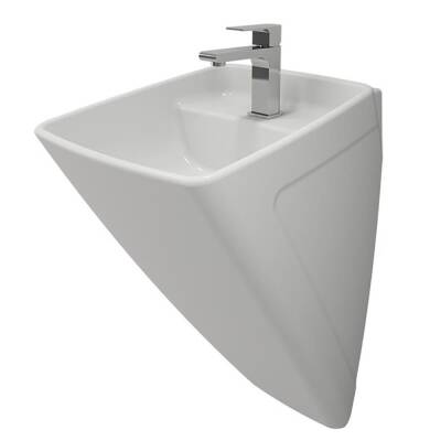 Bocchi Firenze Asma Monoblok Lavabo, 48 cm, Mat Beyaz 1082-002-0126 - 1