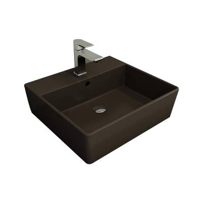 Bocchi Milano Lavabo 50 cm Mat Kahverengi 1216-025-0126 - 1