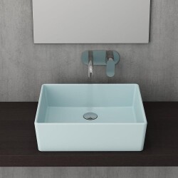 Bocchi Milano Çanak Lavabo 50 cm Mat Buz Mavi 1215-029-0125 - 2