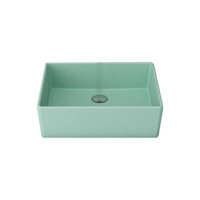 Bocchi Milano Çanak Lavabo 50 cm Mat Mint Yeşil 1215-033-0125 - 1