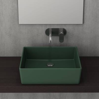 Bocchi Milano Çanak Lavabo 50 cm Mat Yeşil 1215-027-0125 - 2