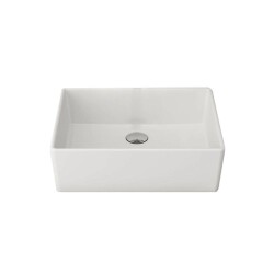 Bocchi Milano Çanak Lavabo 50 cm Parlak Beyaz 1215-062-0125 - 1