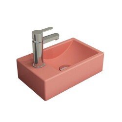 Bocchi Milano Dar Sol Lavabo 37 Cm Mat Somon 1418-032-0126 - 1