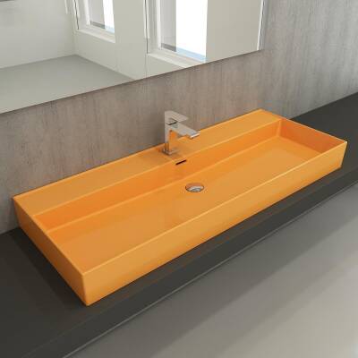 BOC MİLANO LAVABO 120cm-P.MANDALİNA SARISI - 1