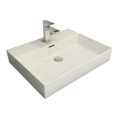 Bocchi Milano Lavabo 60 Cm Parlak Beyaz 1376-001-0126 - 1