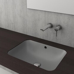 Bocchi Scala Tezgah Altı Lavabo 55 Cm Mat Gri 1006-006-0125 - 1