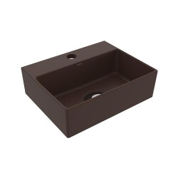 Bocchi Sottile Slim Line Batarya Banklı Lavabo 30 Cm Mat Kahverengi 1470-025-0126 - 1