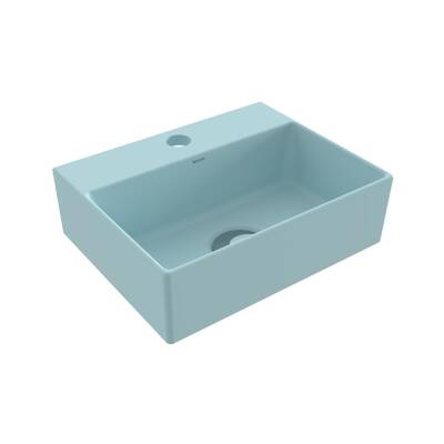 Bocchi Sottile Slim Line Batarya Banklı Lavabo 30 Cm Mat Buz Mavi 1470-029-0126 - 1