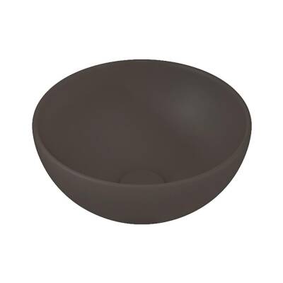 Bocchi Sottile Slim Line Çanak Lavabo 26 Cm Mat Kahverengi 1471-025-0125 - 1