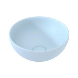 Bocchi Sottile Slim Line Çanak Lavabo 26 Cm Mat Buz Mavi 1471-029-0125 - 1