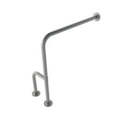 Bocchi Tutunma Barı 90 Derece Açılı Duvardan Ve Ayaklı Parlak Paslanmaz Çelik TBPC-102-1190 - BOCCHI