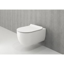 BOC V-TONDO RIMLESS ASMA KLOZET VE KAPAK SET P.BEY - BOCCHI