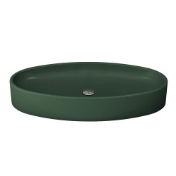 Bocchi Vessel Elips Çanak Lavabo 85 Cm Mat Yeşil 1014-027-0125 - 1