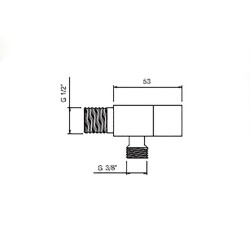 Bocchi Ara Musluk G 3/8 Kare Mat Siyah 6160 0002 AB - 6