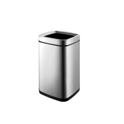 Bocchi Çöp Kovası Kare Çemberli 9 lt Paslanmaz Çelik Krom 3054 0005 - BOCCHI