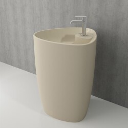 Bocchi Etna Batarya Banklı Monoblok Lavabo 58 cm Mat Yasemin 1337-007-0126 - 1