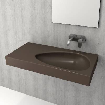 Bocchi Etna Etajerli Lavabo 90 cm Mat Kahverengi 1115-025-0125 - 2