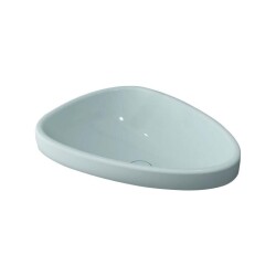 Bocchi Etna Tezgah Üstü Lavabo 58 cm Mat Buz Mavi 1112-029-0125 - 1