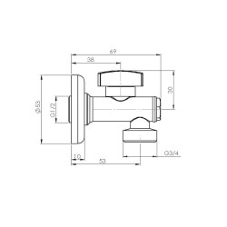 Bocchi Filtreli Çamaşır Musluğu Krom 6170 0002 - 2