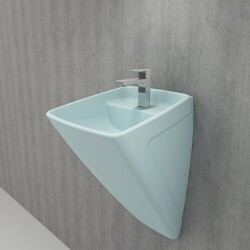 Bocchi Firenze Asma Monoblok Lavabo, 48 cm, Mat Buz Mavi 1082-029-0126 - BOCCHI (1)