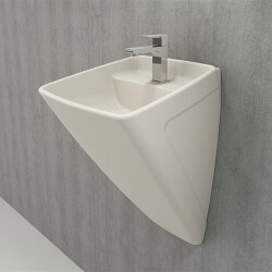 Bocchi Firenze Asma Monoblok Lavabo, 48 cm, Parlak Bisküvi 1082-014-0126 - 2