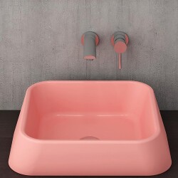 Bocchi Firenze Çanak Lavabo Mat Somon 1005-032-0125 - BOCCHI (1)