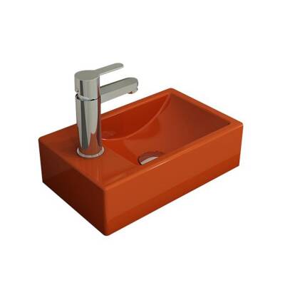 Bocchi Milano Dar Sol Lavabo 37 Cm Parlak Turuncu 1418-012-0126 - 1