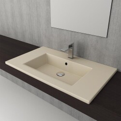 Bocchi Milano Etajerli Lavabo 100 cm Mat Yasemin 1105-007-0126 - 2