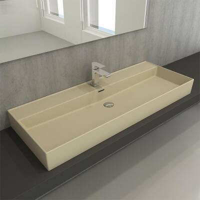 Bocchi Milano Etajerli Lavabo 120 cm Mat Yasemin 1394-007-0126 - 2