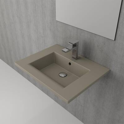 Bocchi Milano Etajerli Lavabo 60 cm Mat Kaşmir 1161-011-0126 - 2