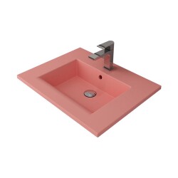 Bocchi Milano Etajerli Lavabo 60 cm Mat Somon 1161-032-0126 - 1