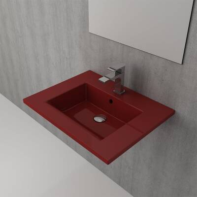 Bocchi Milano Etajerli Lavabo 60 cm Parlak Kırmızı 1161-019-0126 - 2