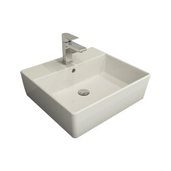 Bocchi Milano Lavabo 50 cm Parlak Beyaz 1216-062-0126 - 1