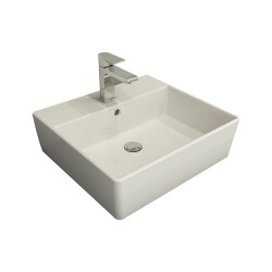 Bocchi Milano Lavabo 50 cm Parlak Beyaz 1216-062-0126 - BOCCHI