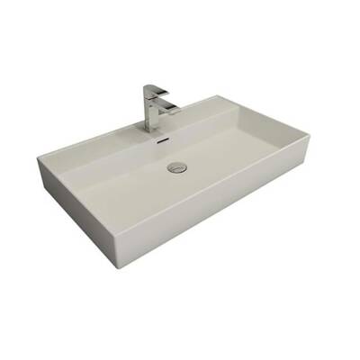 Bocchi Milano Tezgah Üstü Lavabo 80 cm Kaşmir 1377-011-0126 - 1