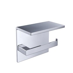 Bocchi Pisa Tuvalet Kağıtlık Etajerli Krom 3011 0005 - BOCCHI