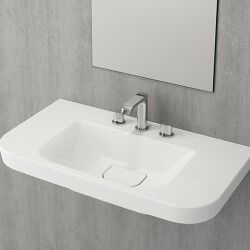 Bocchi Speciale Lavabo 85 cm Parlak Beyaz 1449-061-0126 - 1