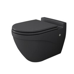 Bocchi Taormina Arch Asma Klozet Kapak Hariç Antrasit 1012-020-0128 - BOCCHI (1)