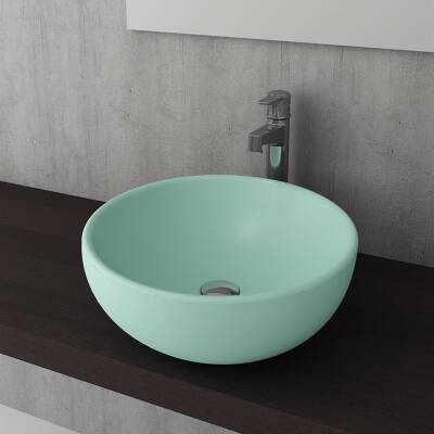 Bocchi Venezia Çanak Lavabo 45 cm Mat Mint Yeşil 1119-033-0125 - 3