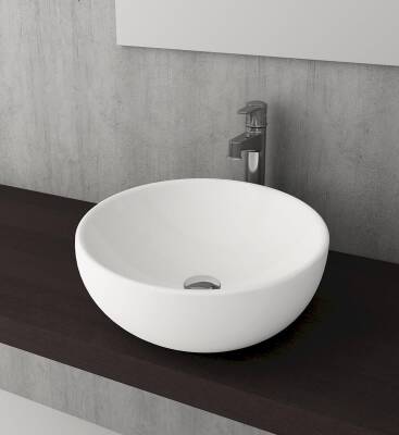 Bocchi Venezia Çanak Lavabo 45 cm Parlak Beyaz 1119-001-0125 - 1