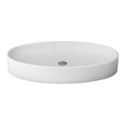 Bocchi Vessel Elips Çanak Lavabo 85 Cm Mat Beyaz 1014-002-0125 - 1