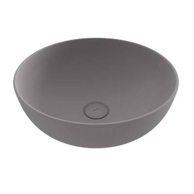 Bocchi Sottile Slim Line Çanak Lavabo 38 cm Mat Gri 1494-006-0125 - 1