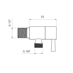 Bocchi Yuvarlak Ara Musluk Krom 6160 0001 - 2