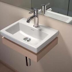 DRV 2ND FLOOR 40 CM LAVABO BEYAZ DELİKSİZ - DURAVİT