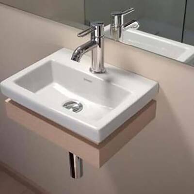 DRV 2ND FLOOR 40 CM LAVABO BEYAZ DELİKSİZ - 1