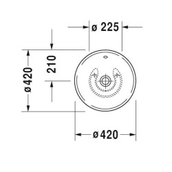 Duravit Bacino Lavabo Çanak 42 Cm 0325420000 - 3