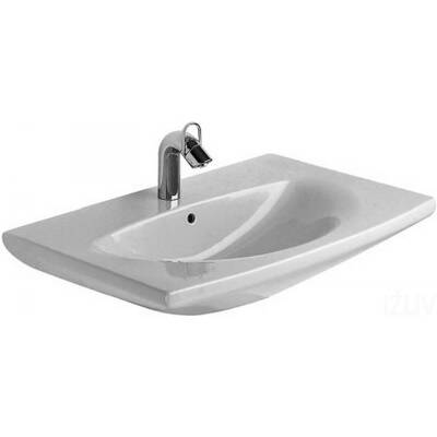 Duravit Caro Lavabo 70cm Tek Batarya Delikli Beyaz 0434700000 - 1