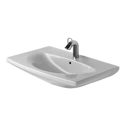 Duravit Caro Lavabo 70cm Tek Batarya Delikli Beyaz 0434700000 - 2